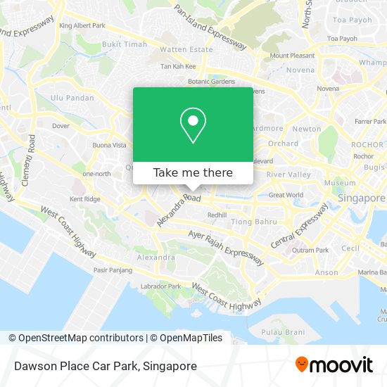 Dawson Place Car Park map