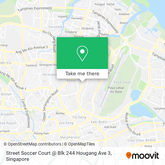Street Soccer Court @ Blk 244 Hougang Ave 3 map