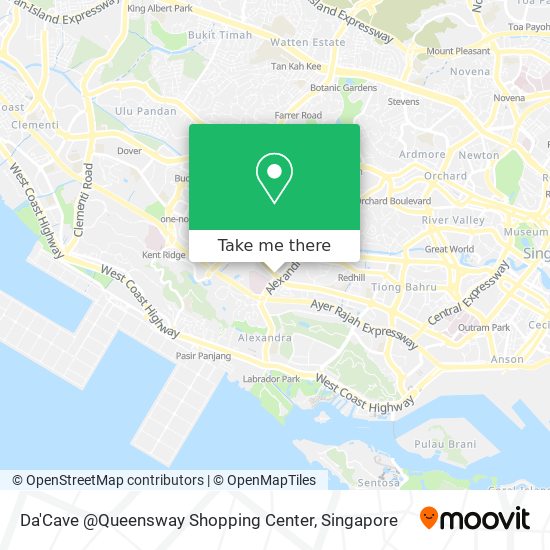 Da'Cave @Queensway Shopping Center map