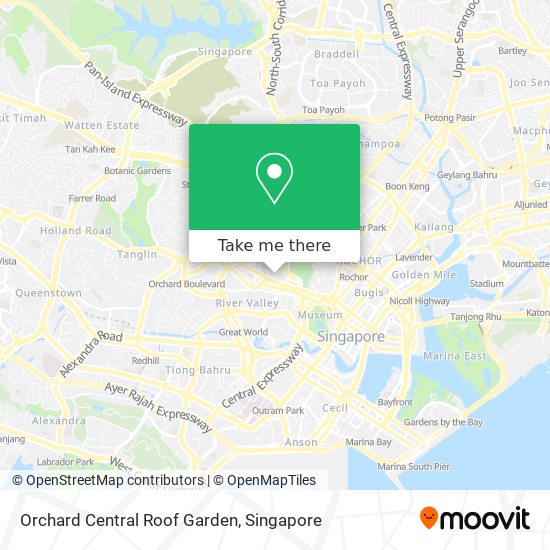 Orchard Central Roof Garden map