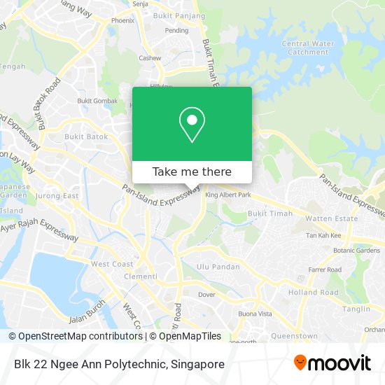 Blk 22 Ngee Ann Polytechnic map