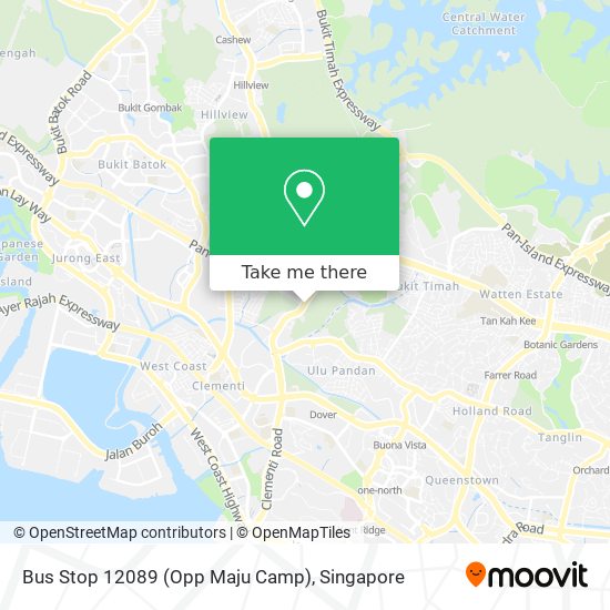 Bus Stop 12089 (Opp Maju Camp) map