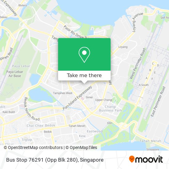 Bus Stop 76291 (Opp Blk 280) map