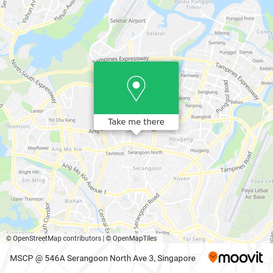 MSCP @ 546A Serangoon North Ave 3 map