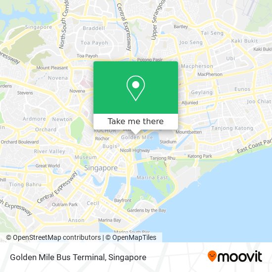 Golden Mile Bus Terminal map