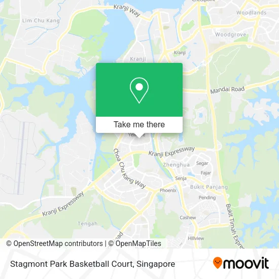 Stagmont Park Basketball Court map