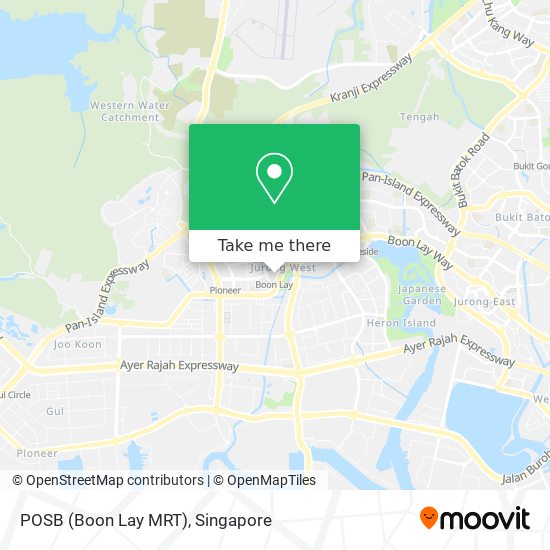 POSB (Boon Lay MRT) map