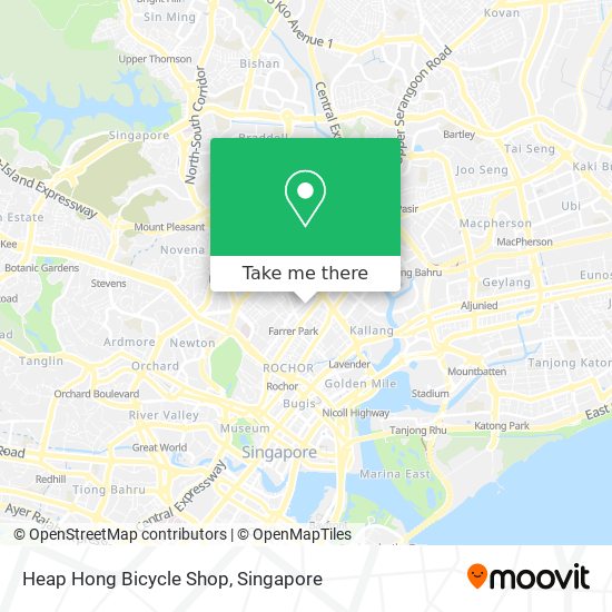 Heap Hong Bicycle Shop map