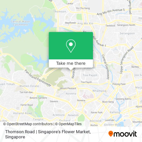 Thomson Road | Singapore's Flower Market map