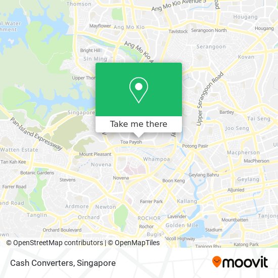 Cash Converters map