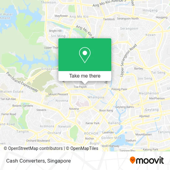 Cash Converters map
