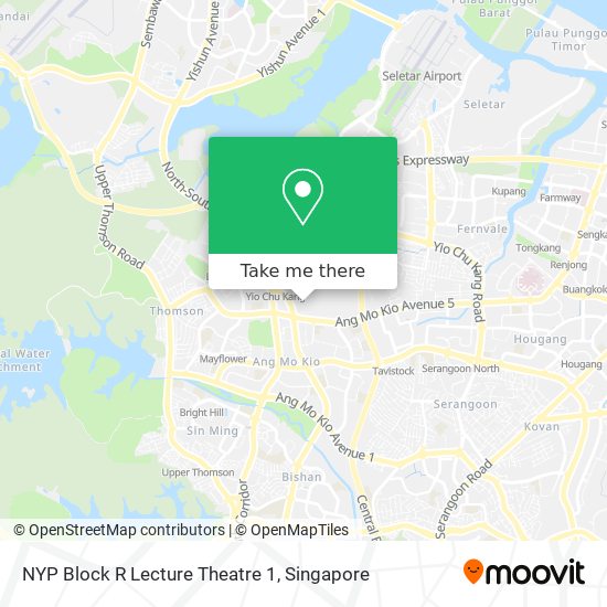 NYP Block R Lecture Theatre 1 map