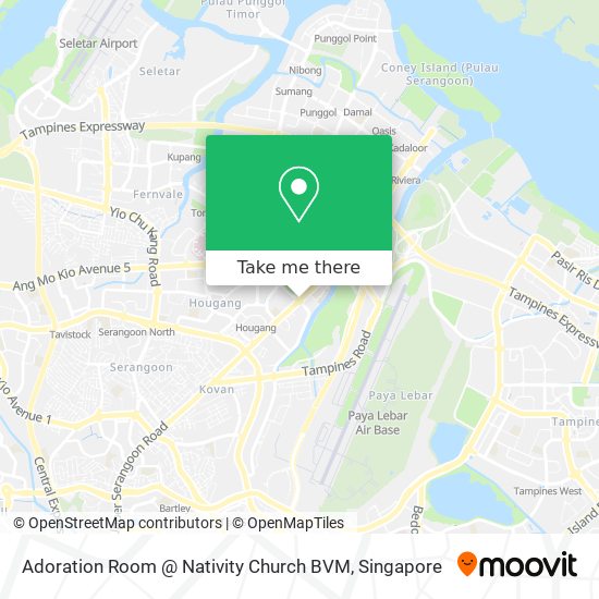Adoration Room @ Nativity Church BVM map