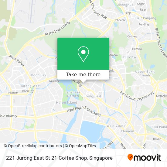 221 Jurong East St 21 Coffee Shop map