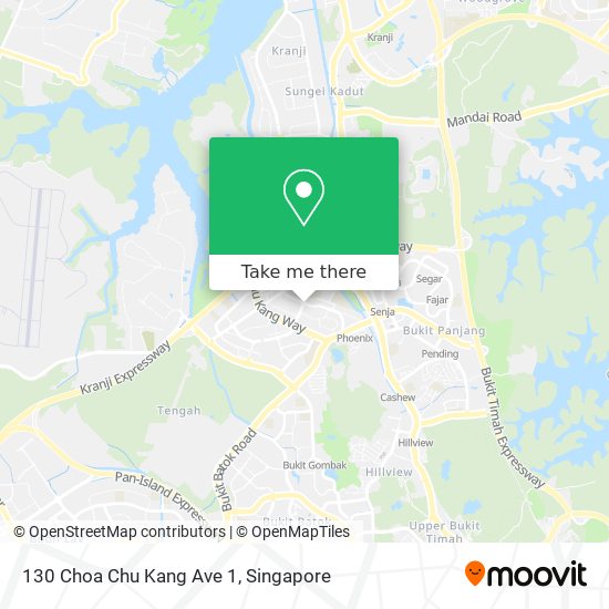 130 Choa Chu Kang Ave 1 map