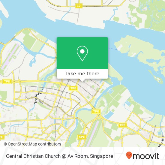 Central Christian Church @ Av Room map
