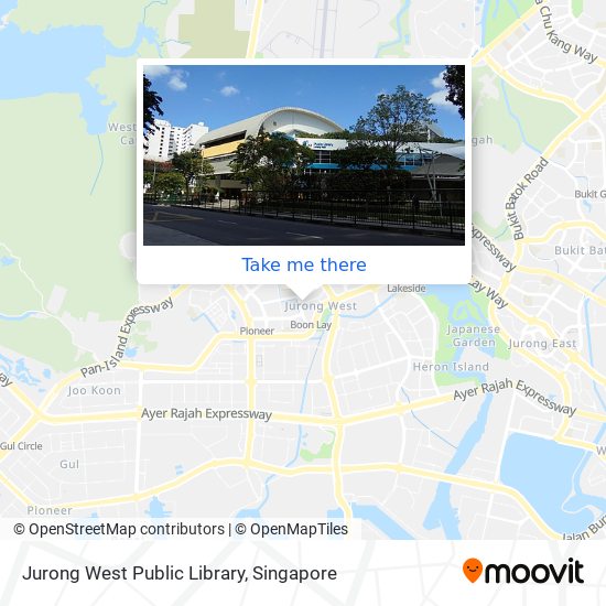 Jurong West Public Library map