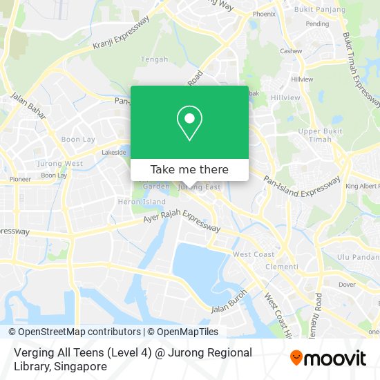 Verging All Teens (Level 4) @ Jurong Regional Library map