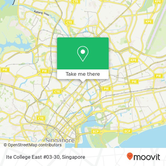 Ite College East #03-30 map