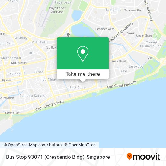 Bus Stop 93071 (Crescendo Bldg) map