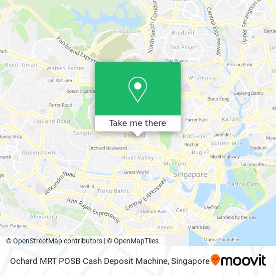 Ochard MRT POSB Cash Deposit Machine地图