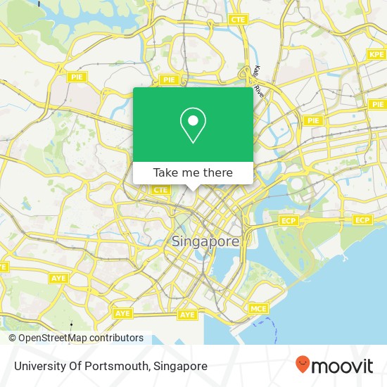 University Of Portsmouth map