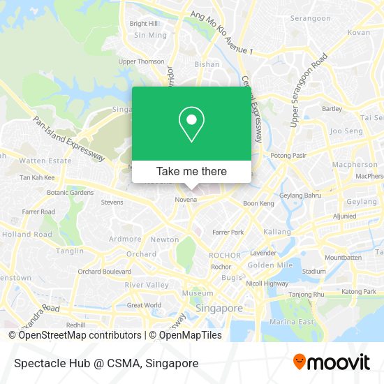 Spectacle Hub @ CSMA map
