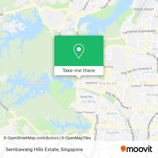 Sembawang Hills Estate map