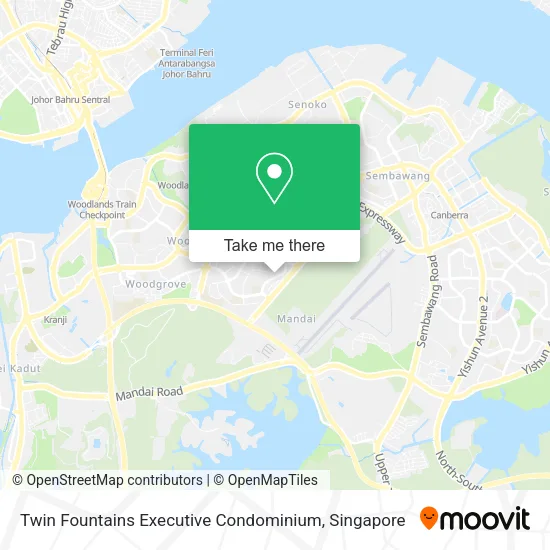 Twin Fountains Executive Condominium map