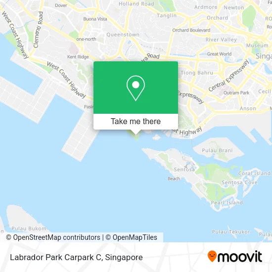 Labrador Park Carpark C map