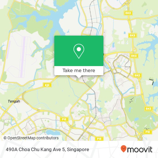 490A Choa Chu Kang Ave 5 map