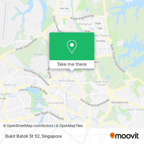 Bukit Batok St 52 map