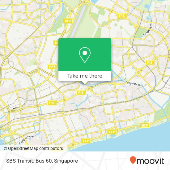 SBS Transit: Bus 60地图