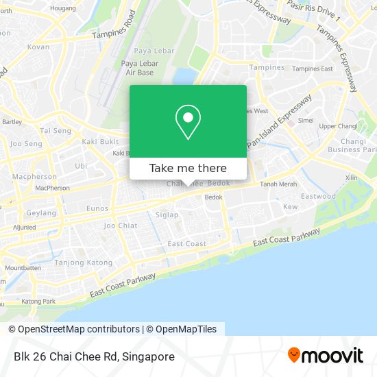 Blk 26 Chai Chee Rd map