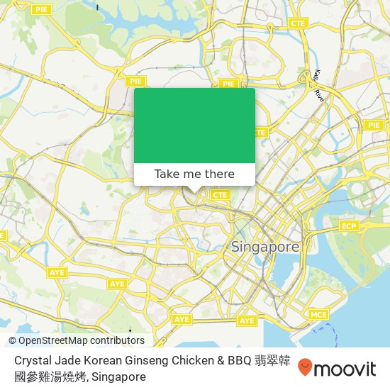 Crystal Jade Korean Ginseng Chicken & BBQ 翡翠韓國參雞湯燒烤 map