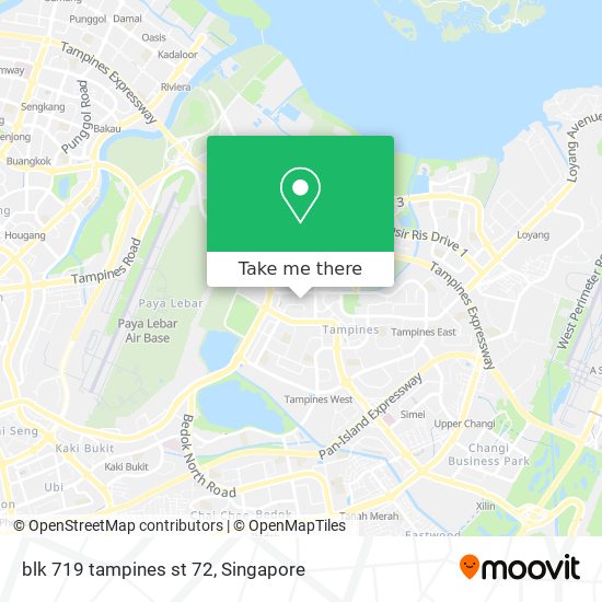 blk 719 tampines st 72 map