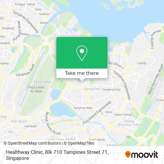 How To Get To Healthway Clinic Blk 710 Tampines Street 71 In Singapore By Bus Metro Or Mrt Lrt
