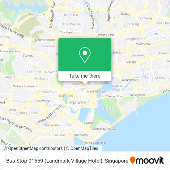 Bus Stop 01559 (Landmark Village Hotel)地图