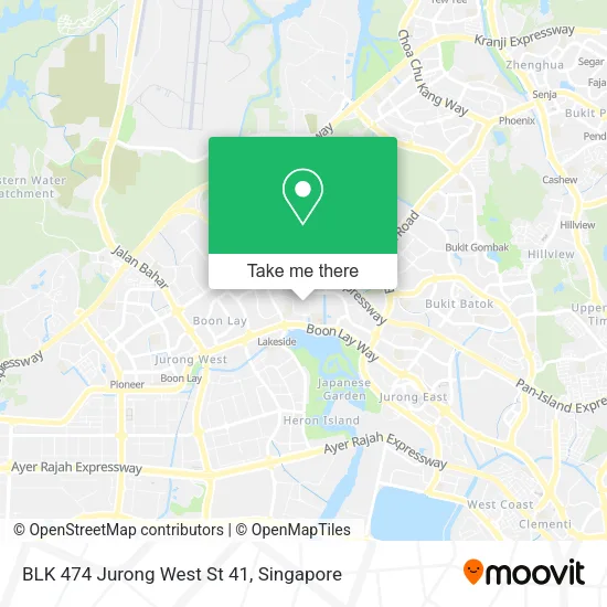 BLK 474 Jurong West St 41地图