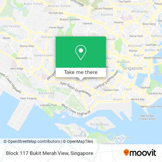 Block 117 Bukit Merah View地图