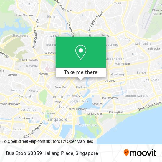 Bus Stop 60059 Kallang Place map