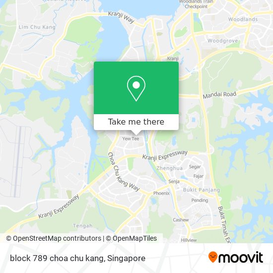 block 789 choa chu kang地图