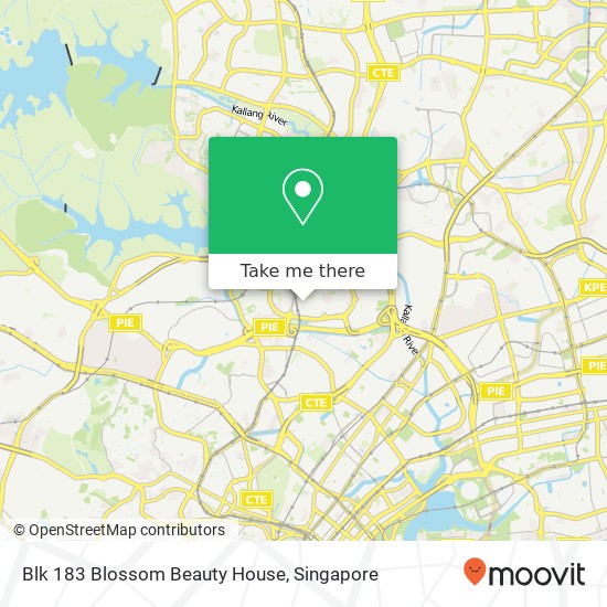 Blk 183 Blossom Beauty House map