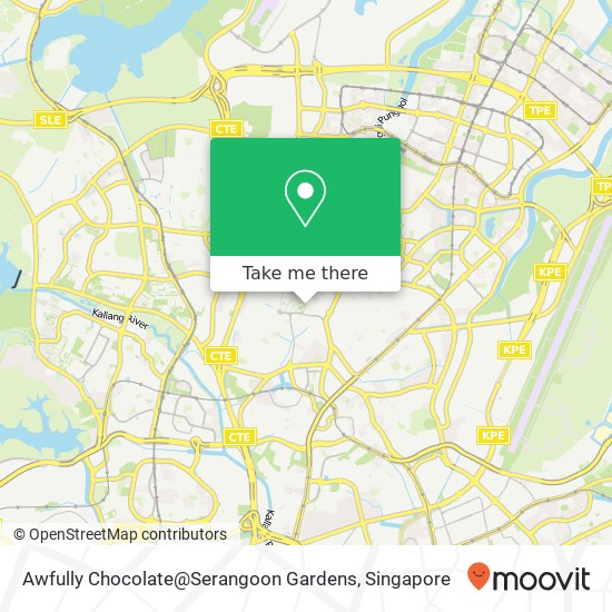Awfully Chocolate@Serangoon Gardens map