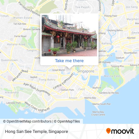 Hong San See Temple map