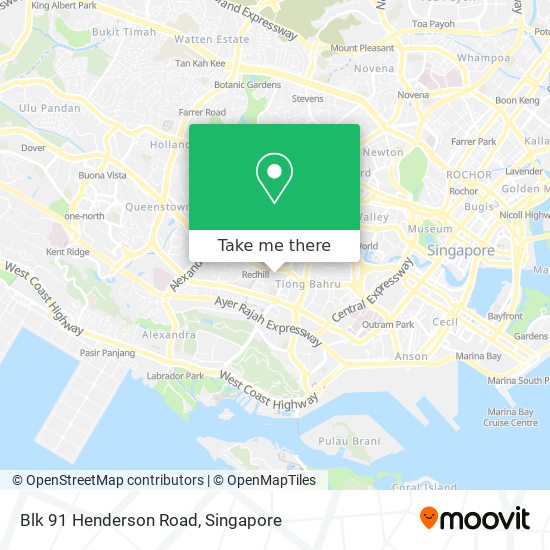 Blk 91 Henderson Road地图