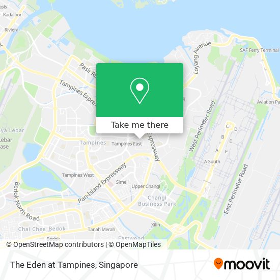 The Eden at Tampines map
