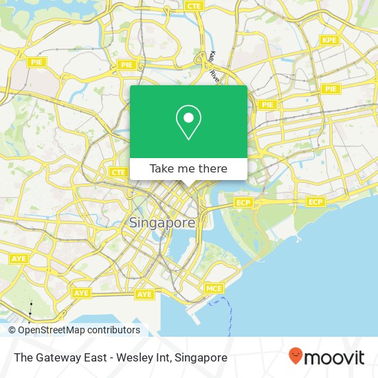 The Gateway East - Wesley Int地图