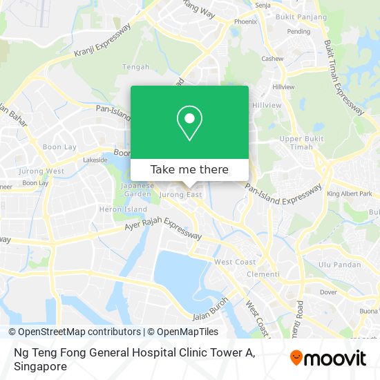 Ng Teng Fong General Hospital Clinic Tower A地图