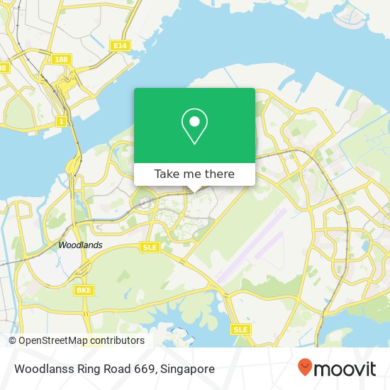 Woodlanss Ring Road 669 map